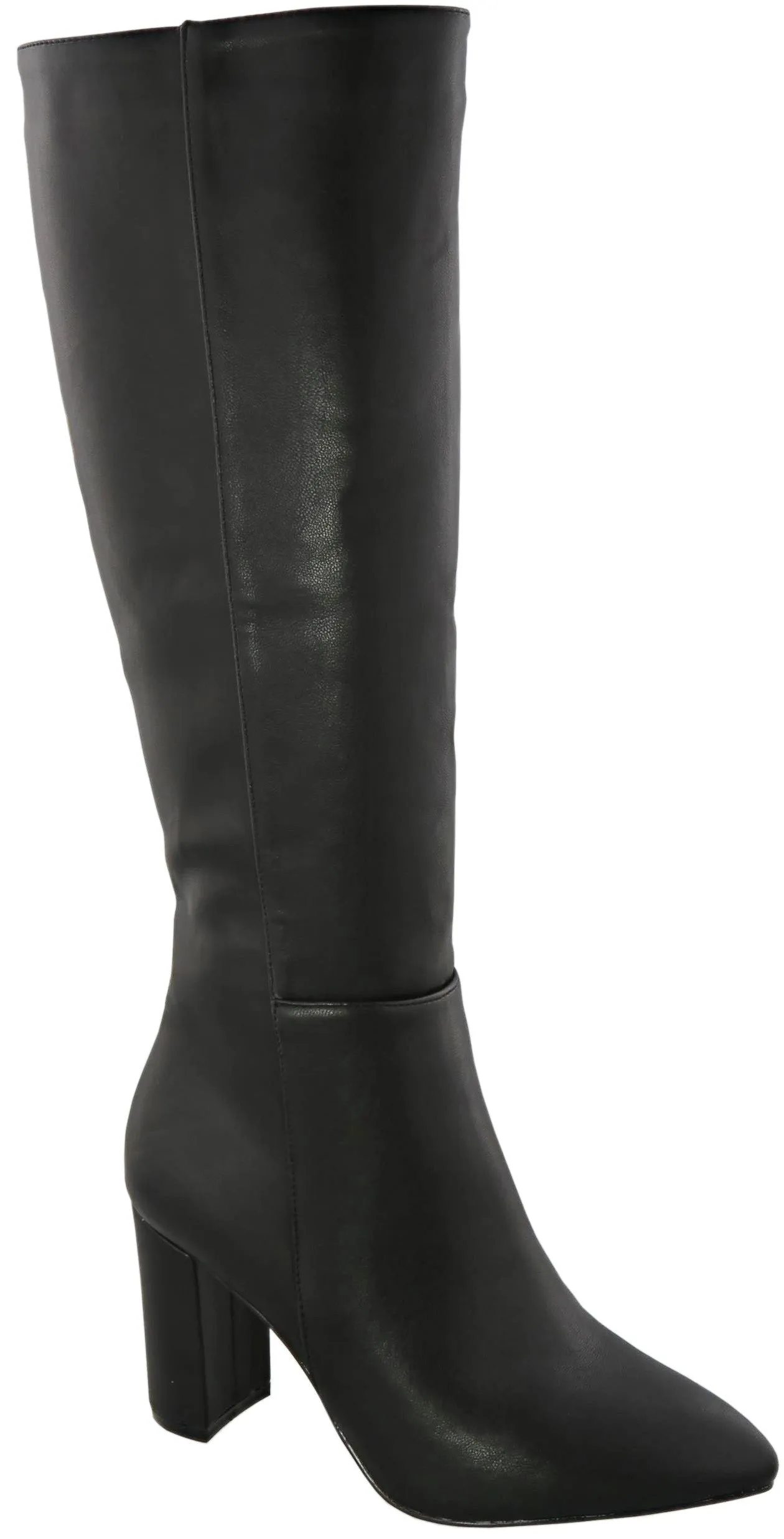 Melanie Knee High Boot- White PU