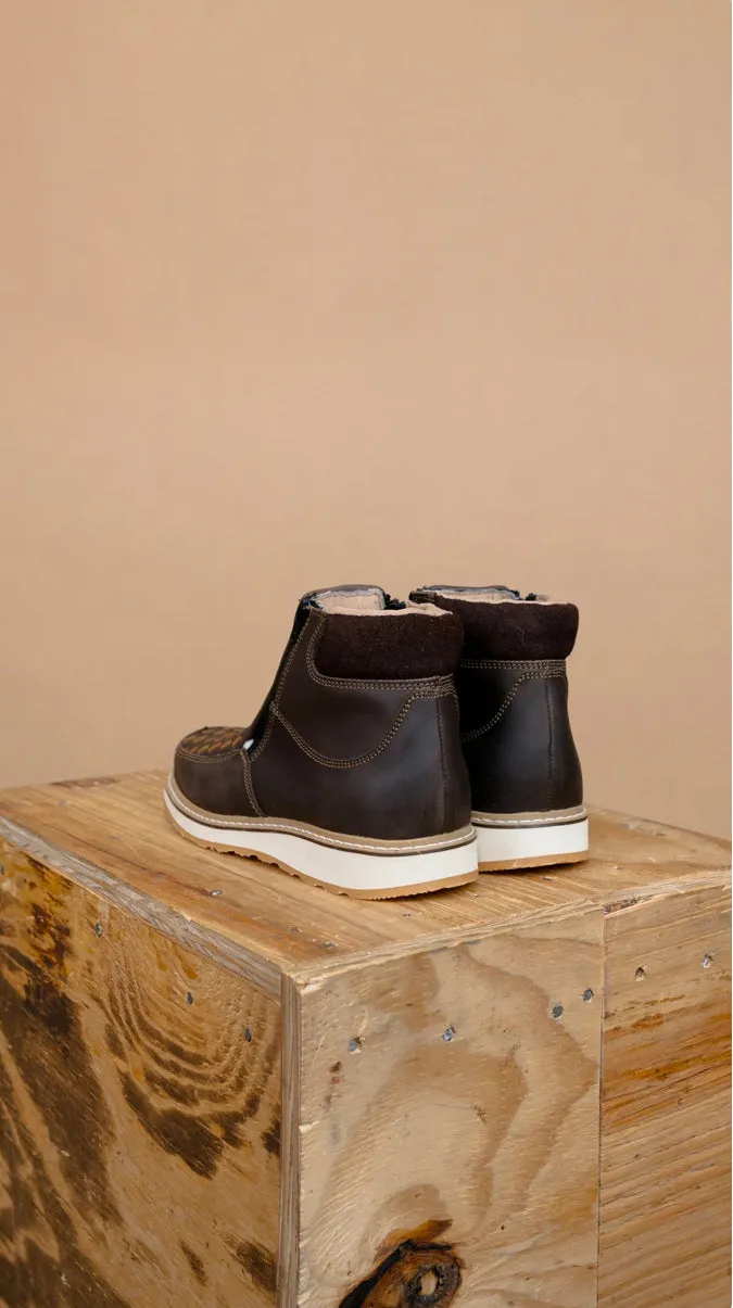 Men’s Rock’Em Cafe Crazy Tejido Botines Artesanales