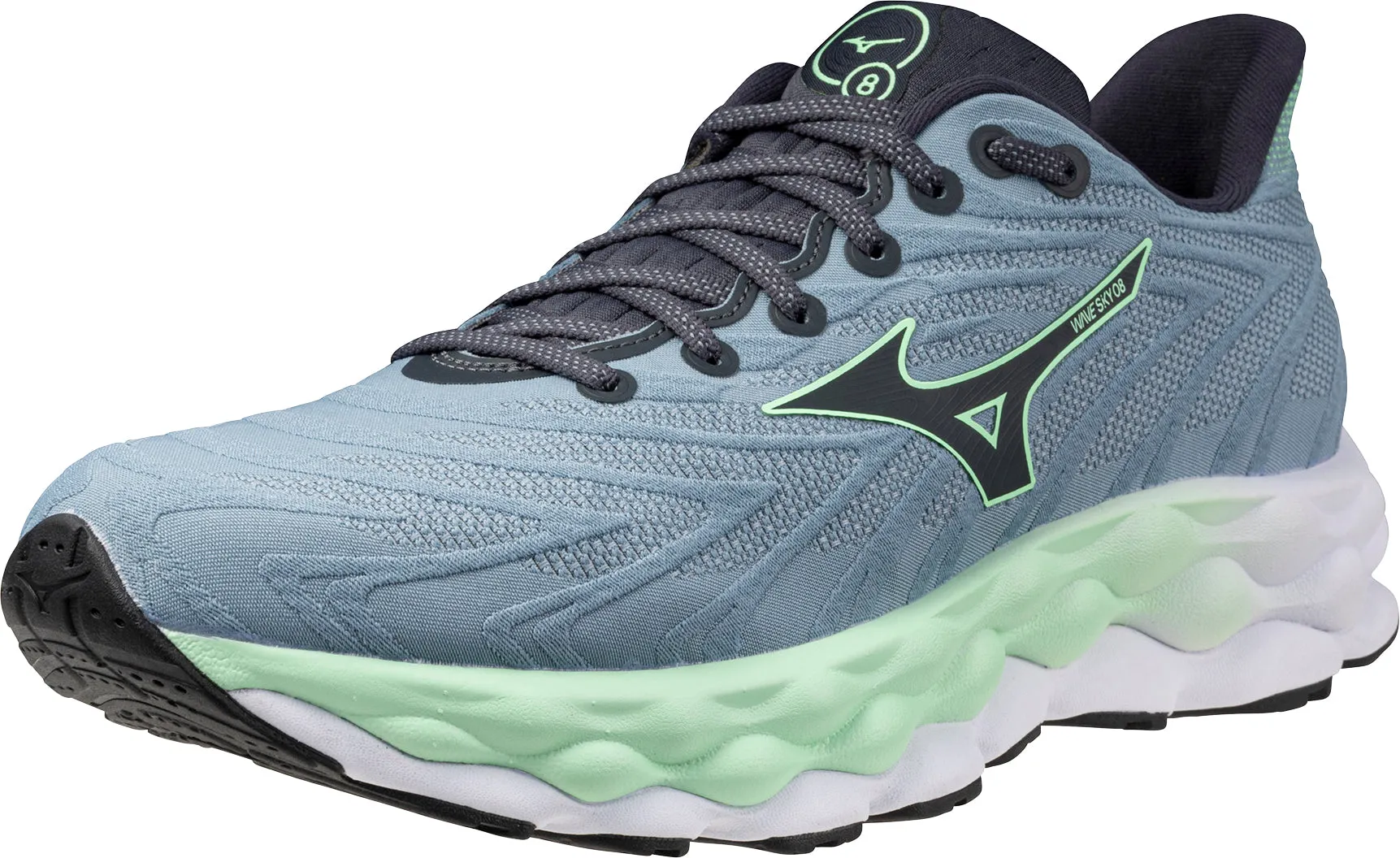 Mizuno Wave Sky 8 Mens Running Shoes - Blue