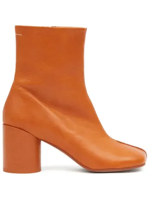 MM6 Maison Margiela 70mm Stitch-out leather boots