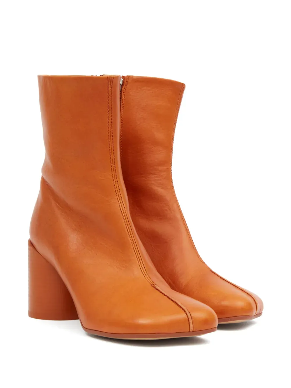MM6 Maison Margiela 70mm Stitch-out leather boots