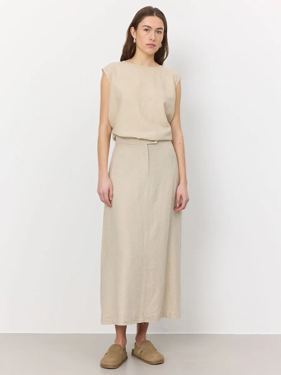 Naja 22 Skirt - Island Fossil Melange