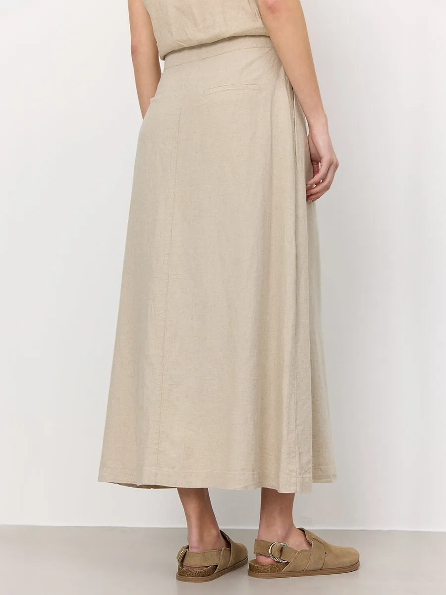 Naja 22 Skirt - Island Fossil Melange