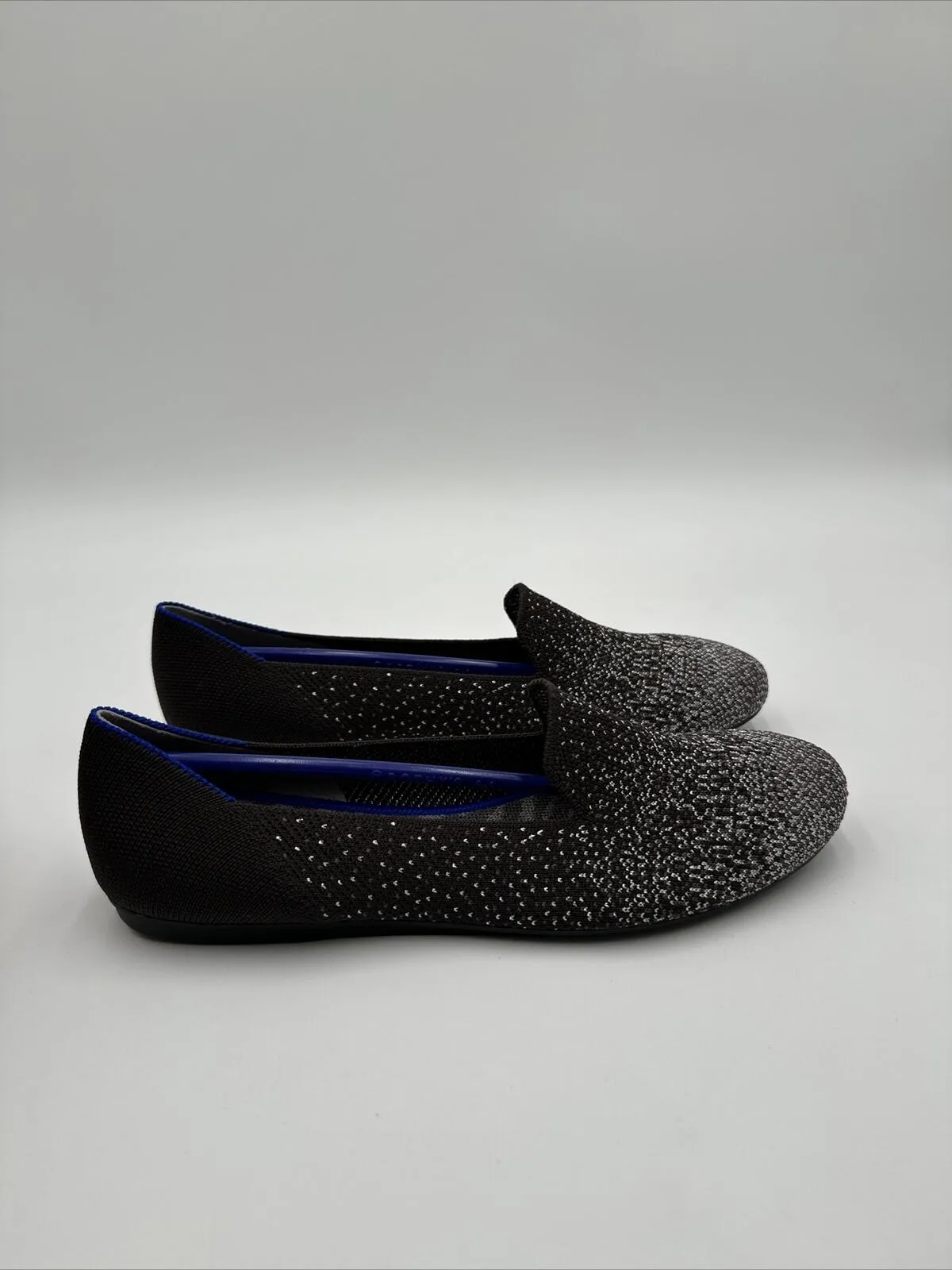 NWOB ROTHY’S The Loafer Brown Twilight Metallic Sparkle Women’s Size 6 - Like New