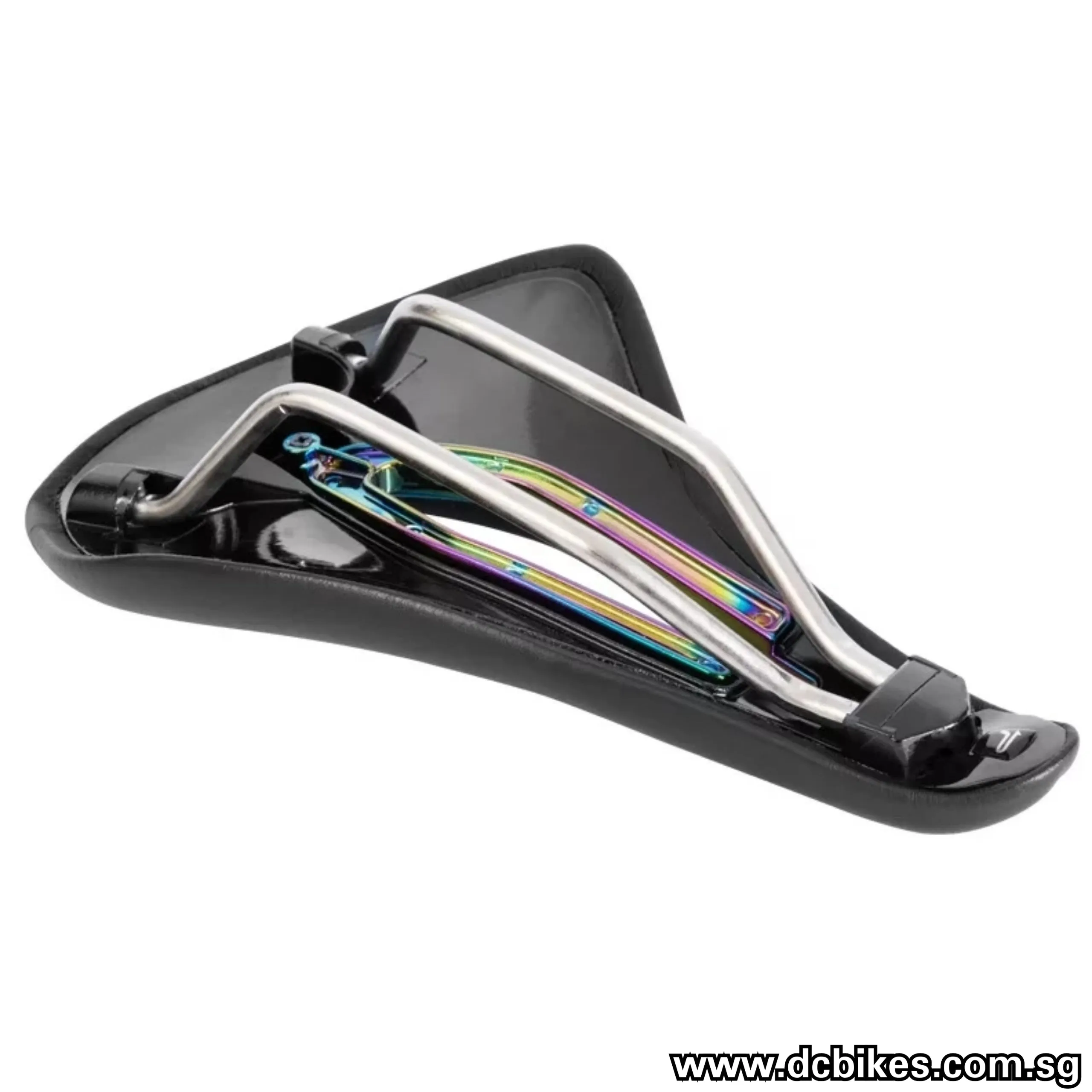 Oil Slick Hollow Rainbow MTB Road Saddle Seat 