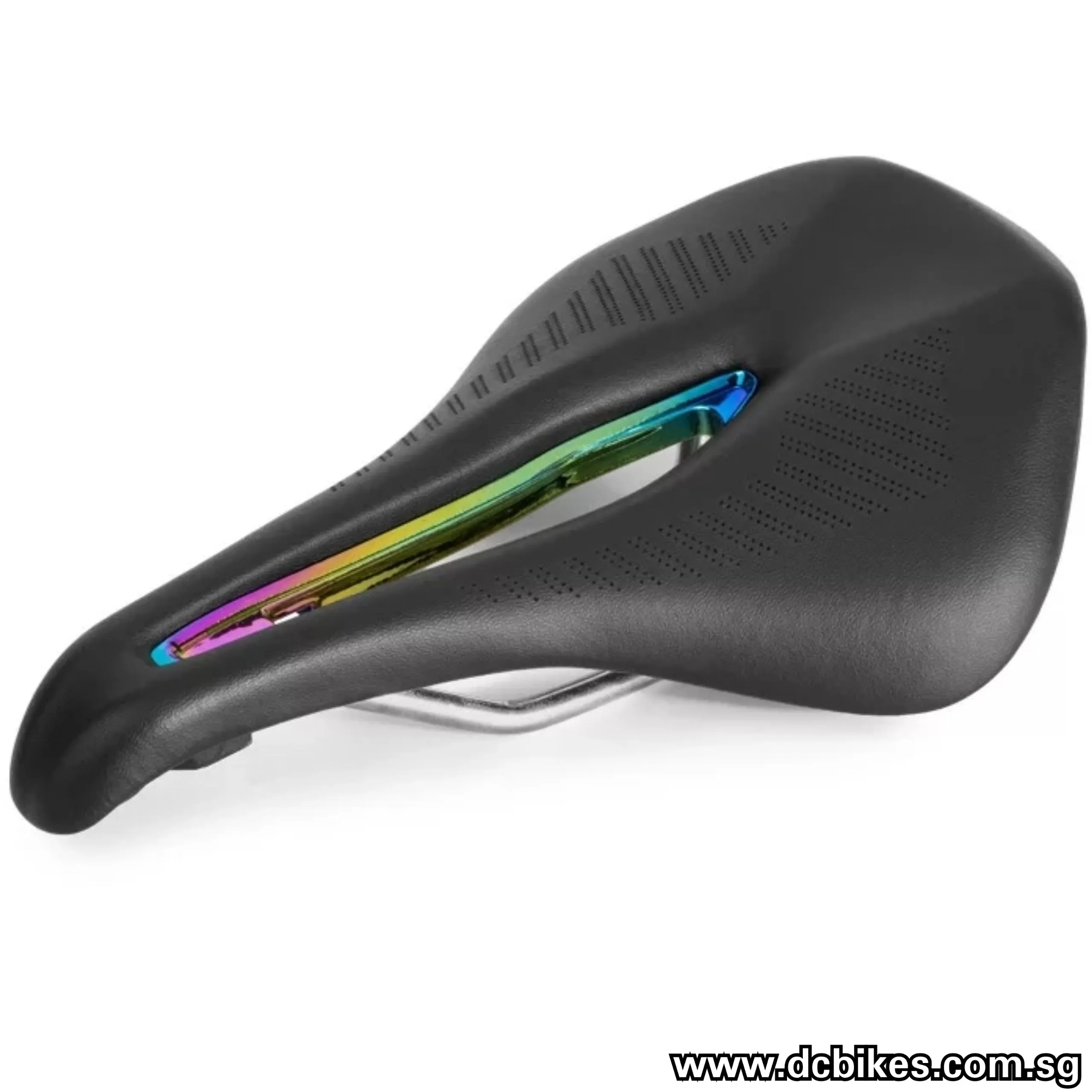 Oil Slick Hollow Rainbow MTB Road Saddle Seat 