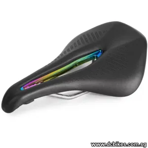 Oil Slick Hollow Rainbow MTB Road Saddle Seat 