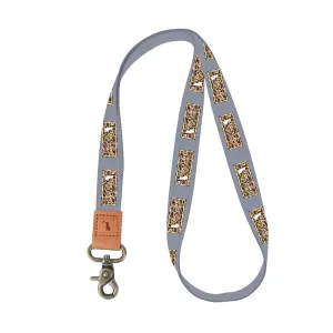 Old School Plate Lanyard
