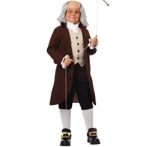 Olden Days Colonial Man Boys Costume