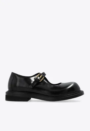 Olivia Mary-Jane Leather Loafers