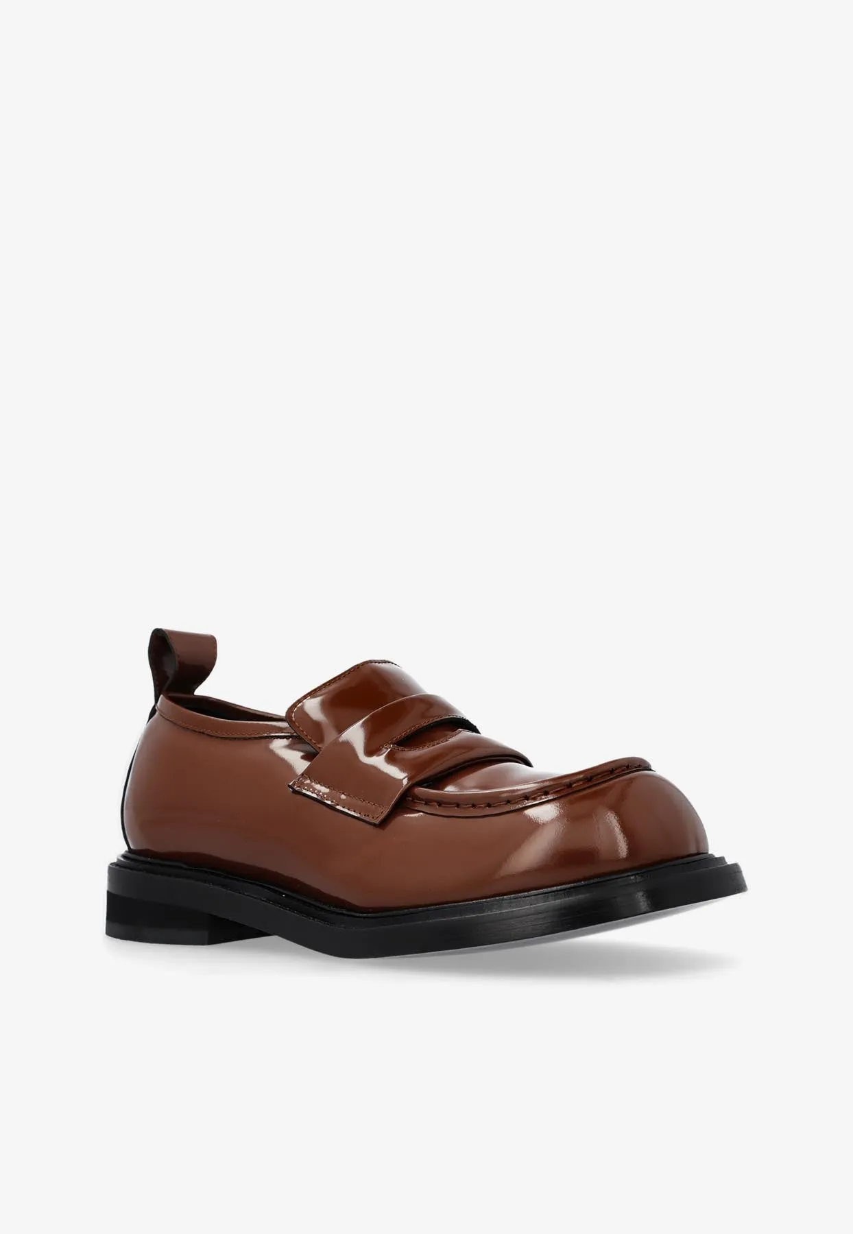 Patent Leather Penny Loafers