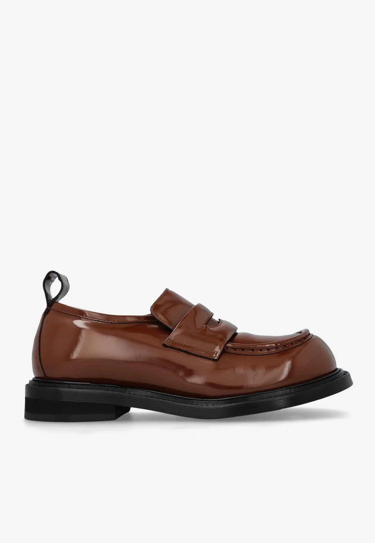 Patent Leather Penny Loafers