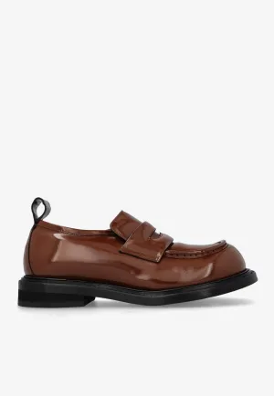 Patent Leather Penny Loafers