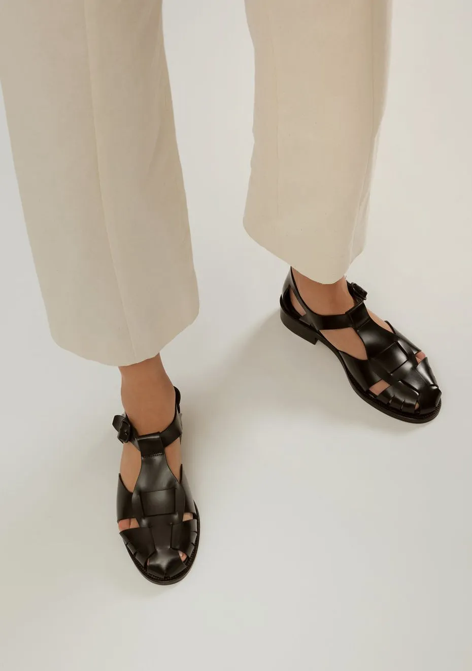 Pesca Fisherman Sandal Black