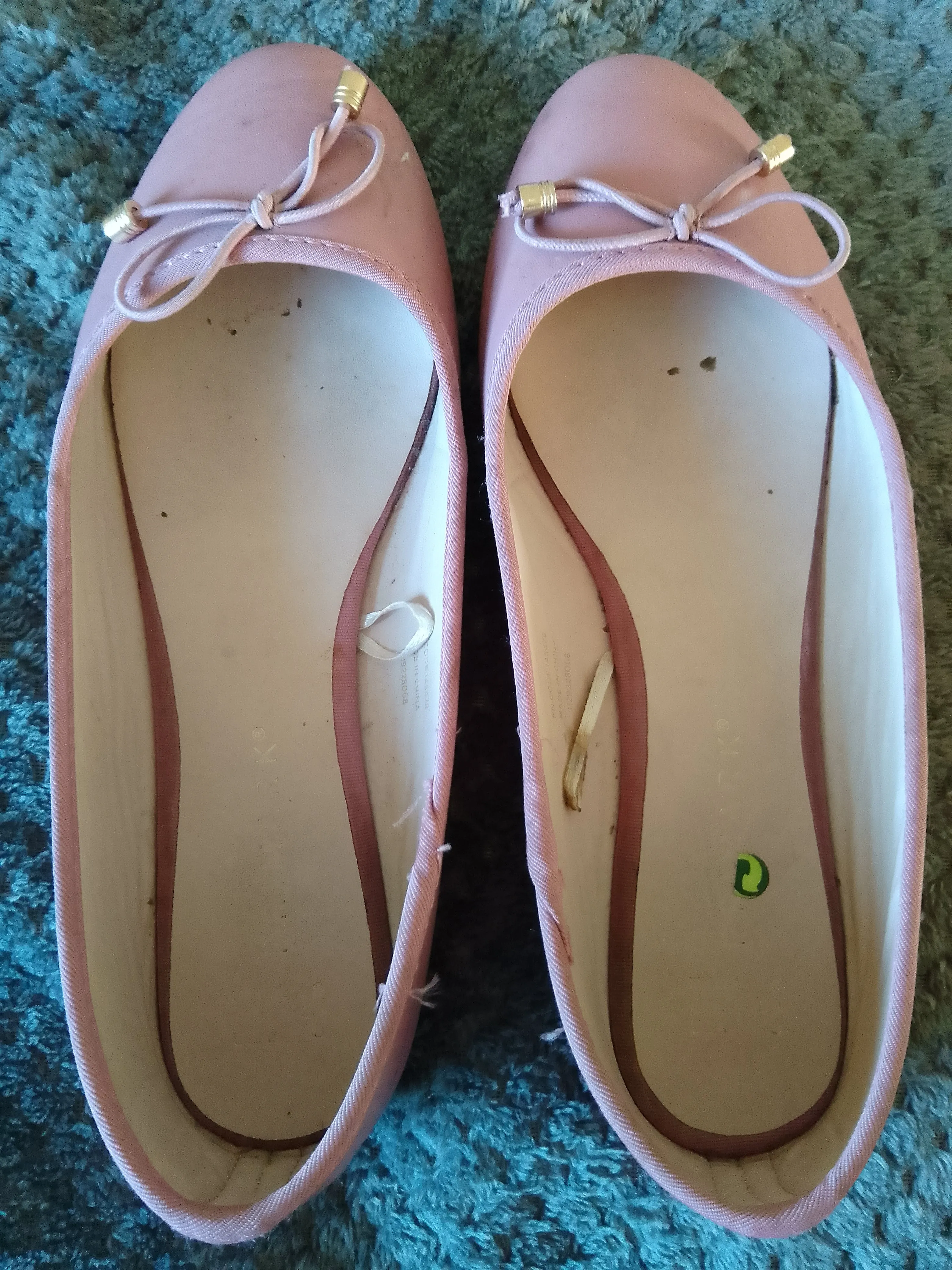 Pink Flats, ballerina style, UK5