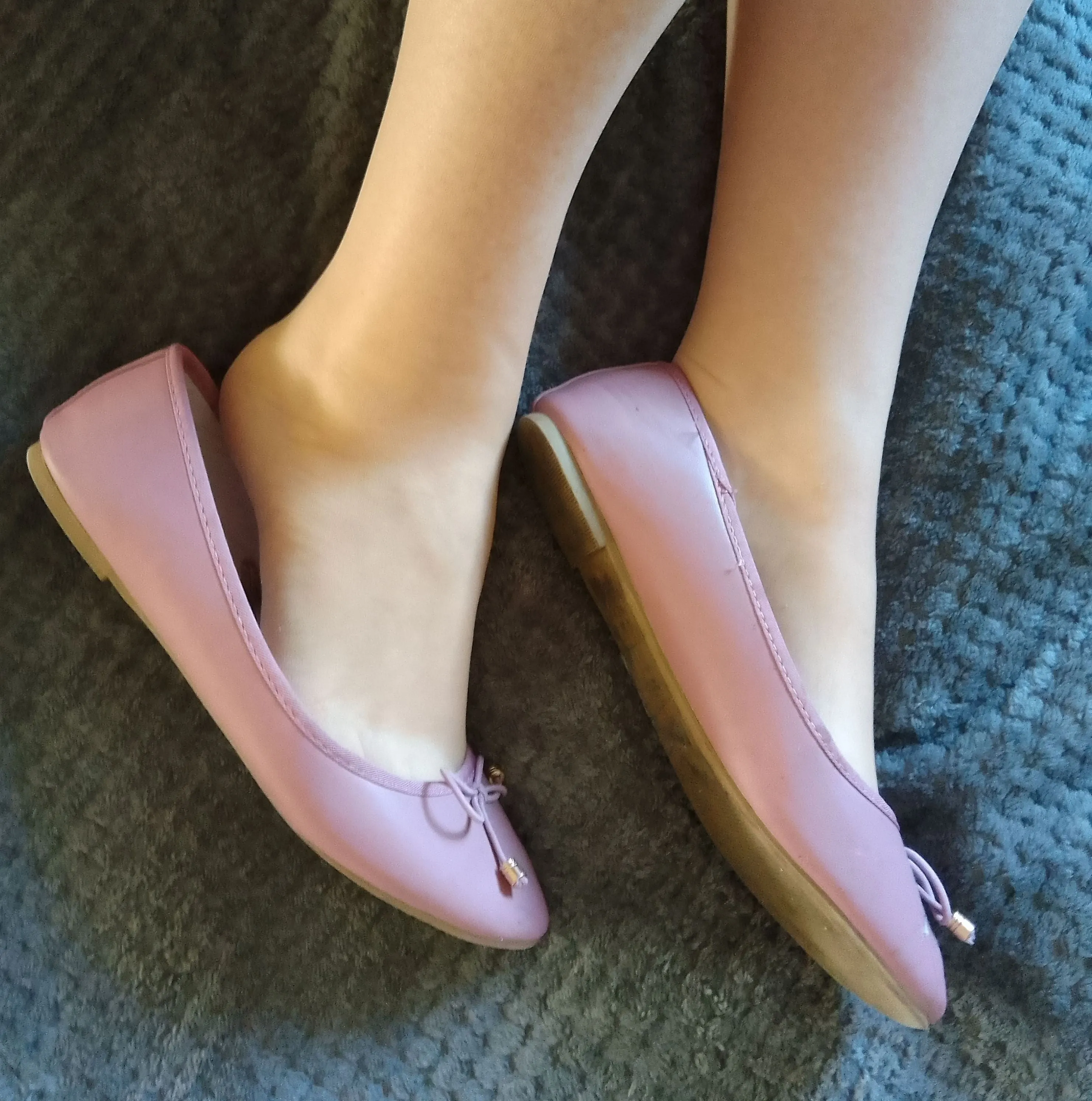 Pink Flats, ballerina style, UK5