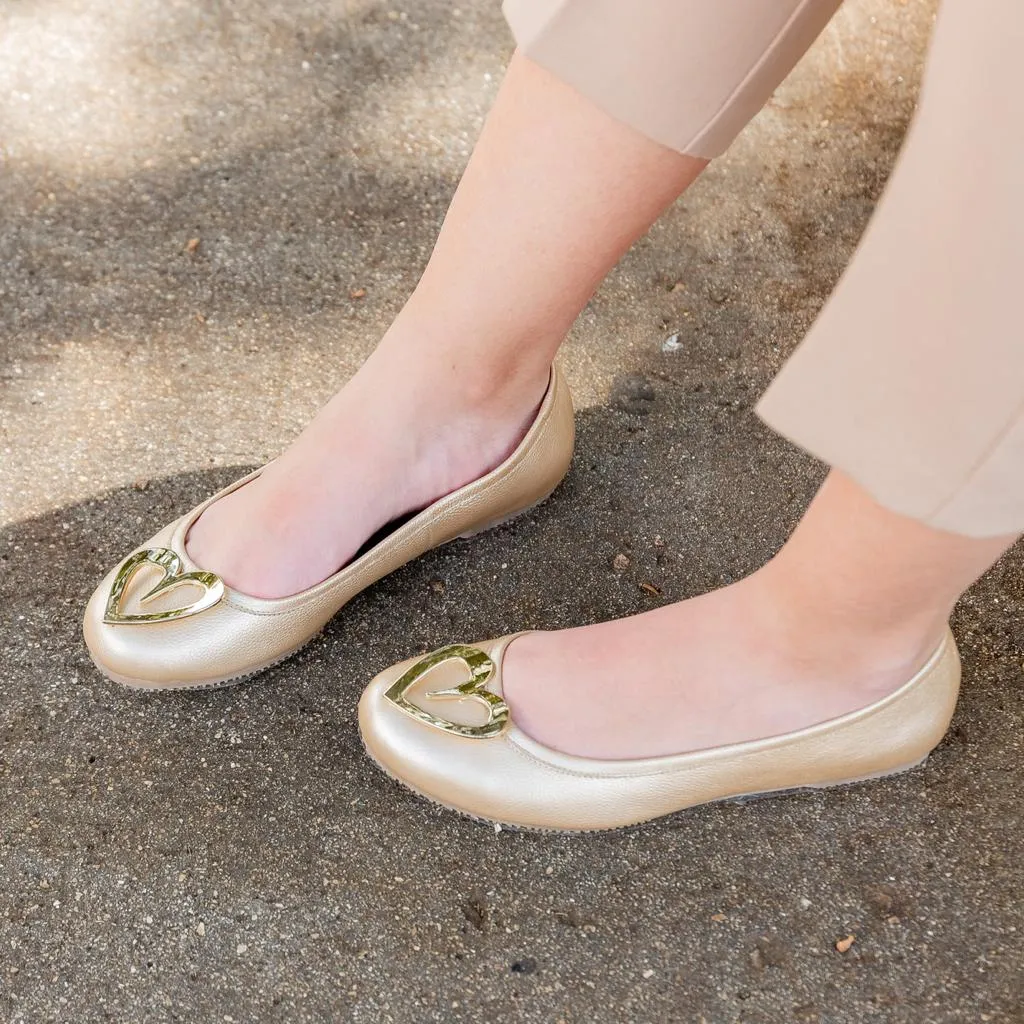 Pipa Ballerinas - Gold