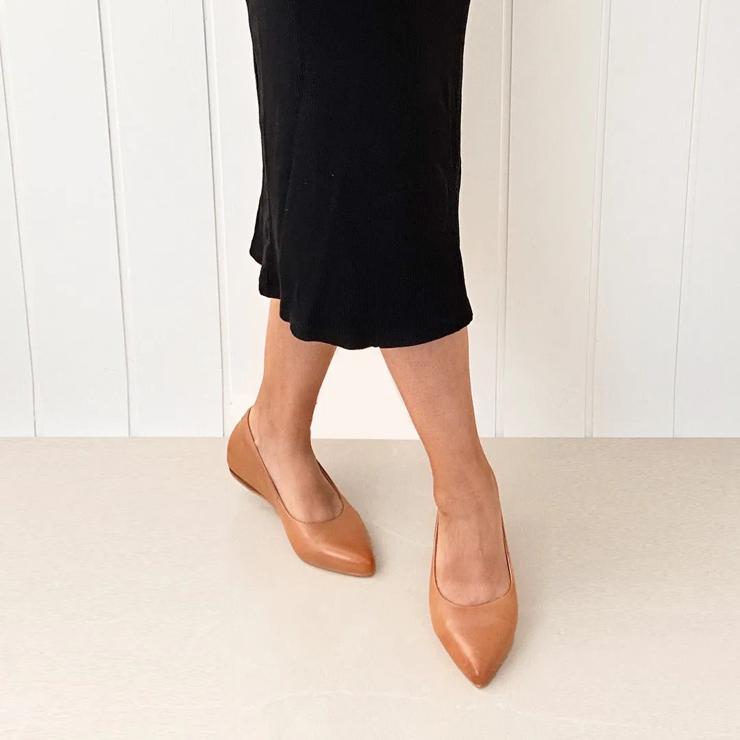 POPPY - TAN LEATHER
