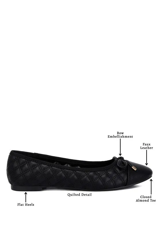 Quilted Leather Ballerinas