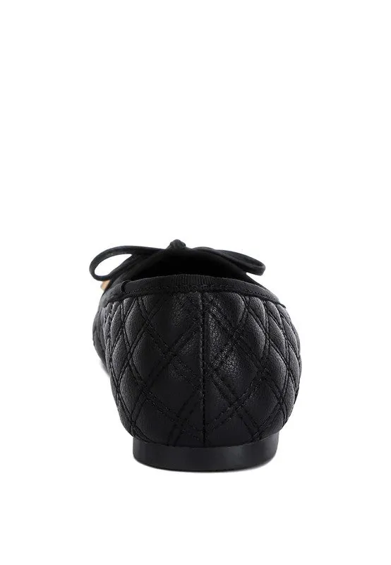 Quilted Leather Ballerinas
