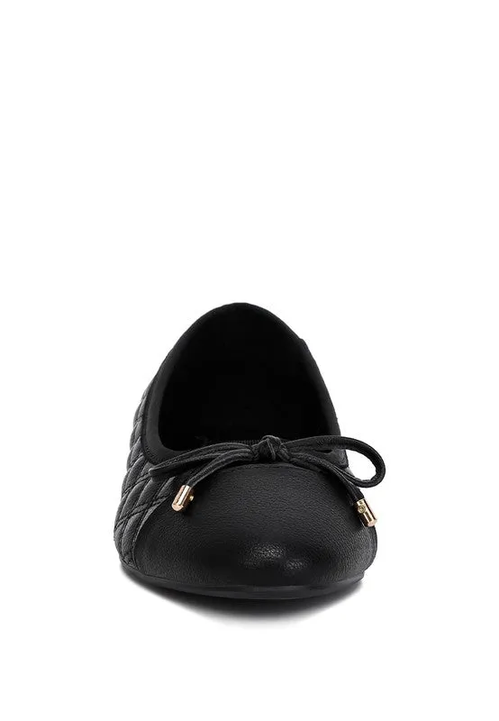 Quilted Leather Ballerinas