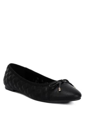 Quilted Leather Ballerinas