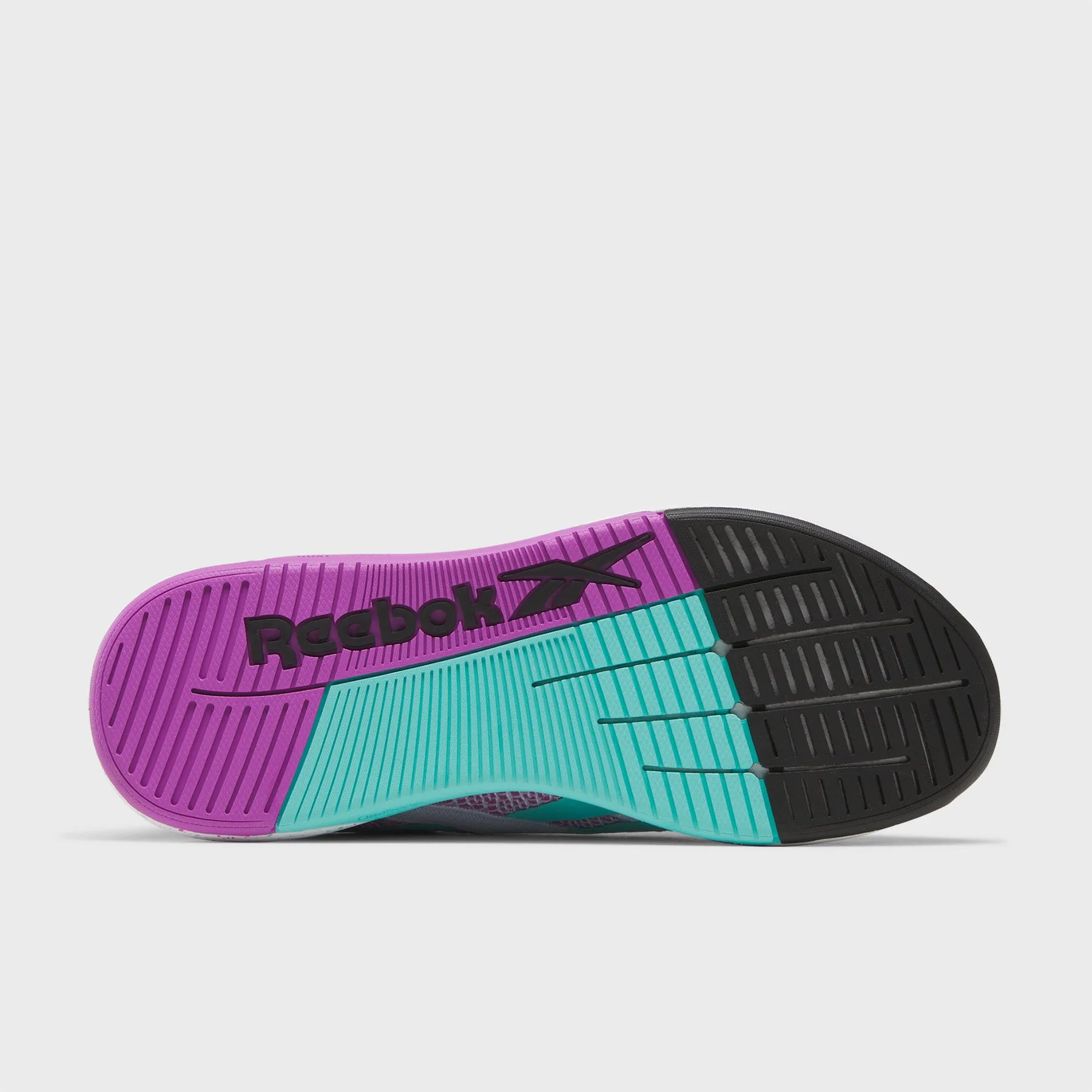 REEBOK - NANO X5 - WOMEN'S - FTW WHITE/PURPLE RAVE/AI AQUA