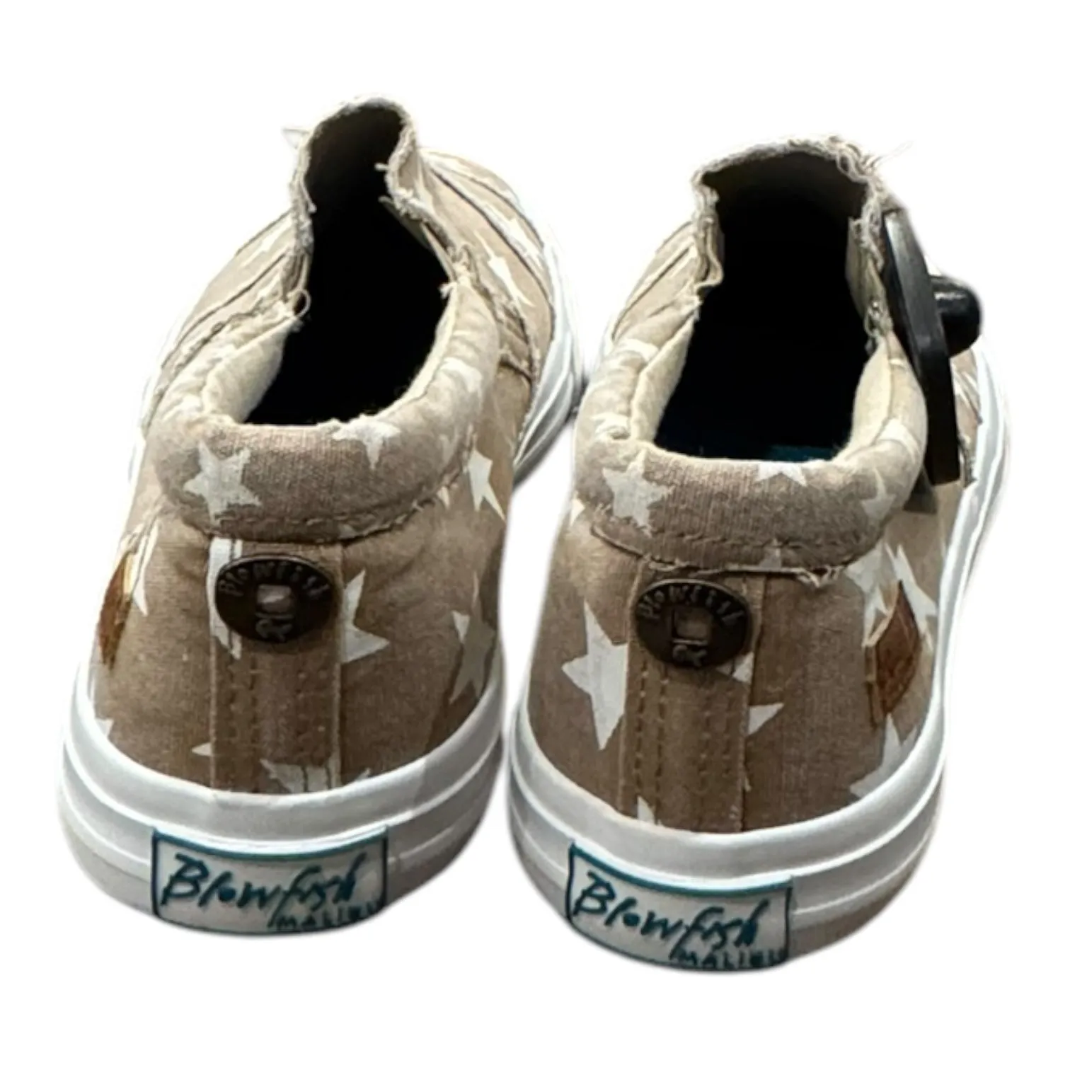 Shoes Flats By Blowfish In Brown & White, Size:10