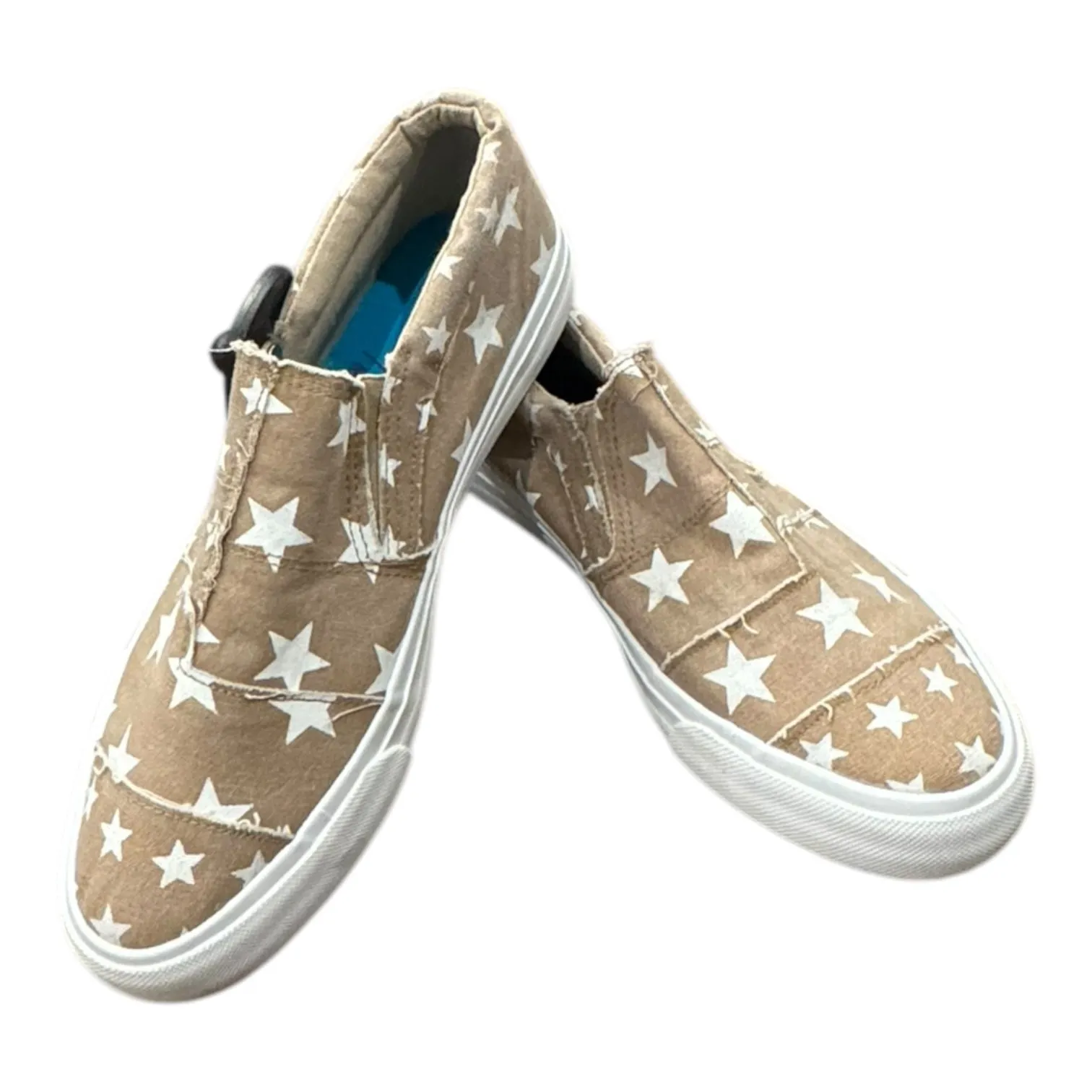 Shoes Flats By Blowfish In Brown & White, Size:10