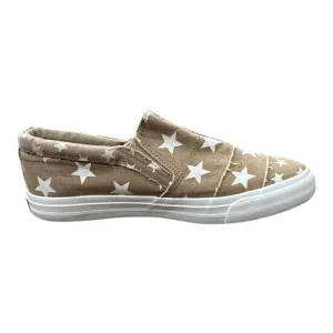 Shoes Flats By Blowfish In Brown & White, Size:10