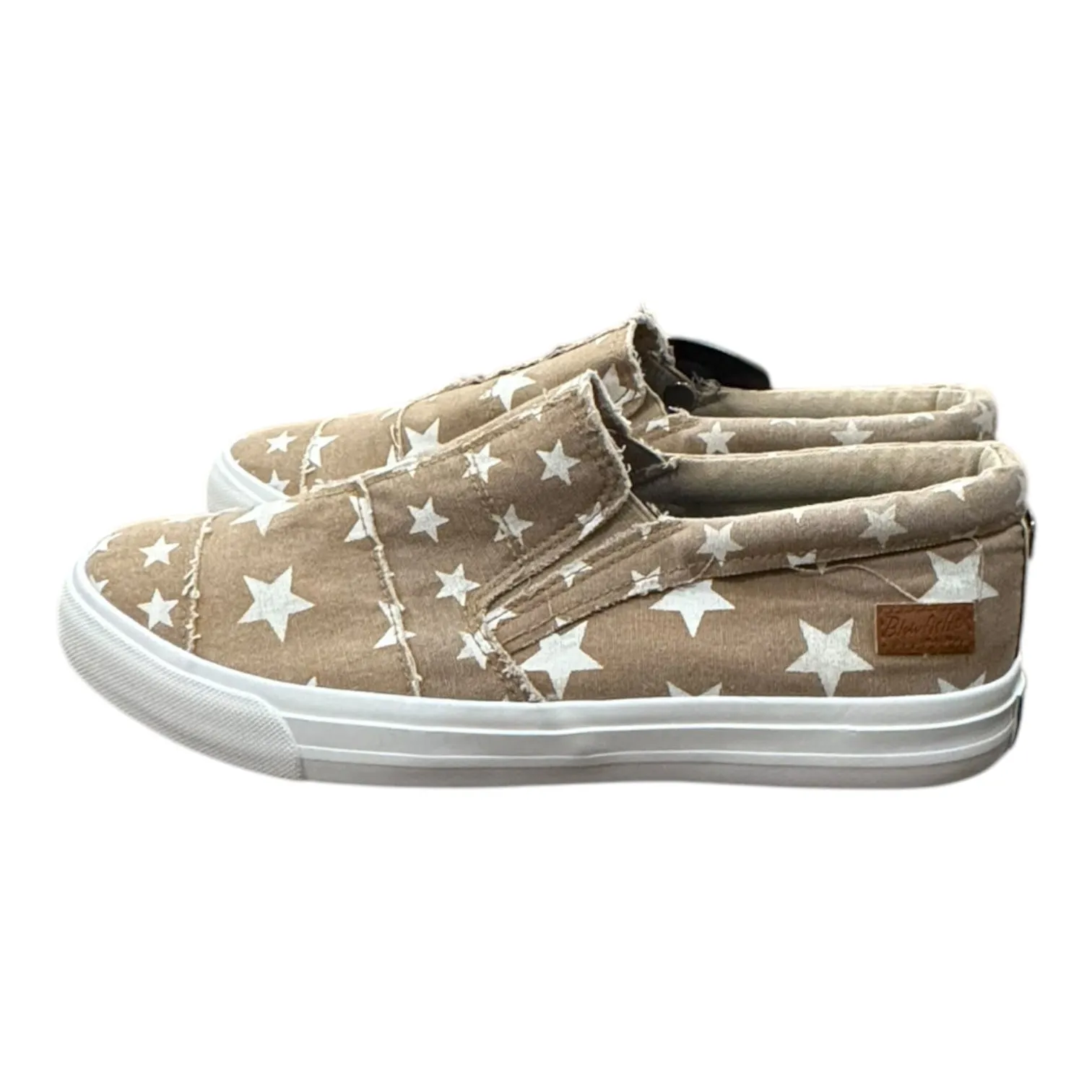 Shoes Flats By Blowfish In Brown & White, Size:10