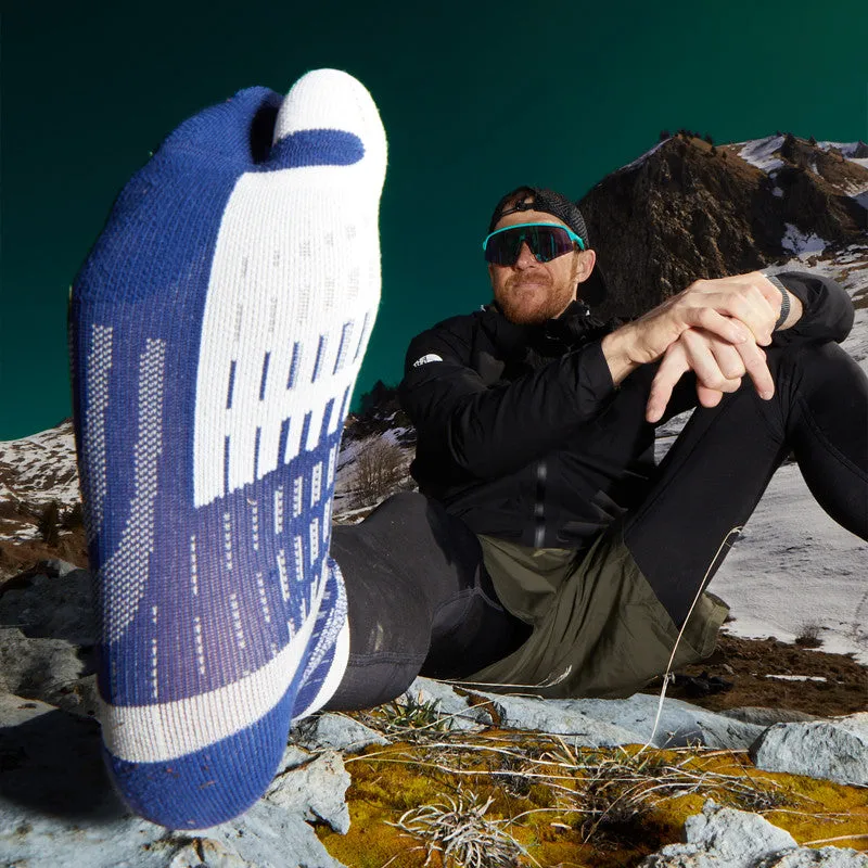 Sidas T-Free Trail Blue & Grey Trail Running Toe Socks