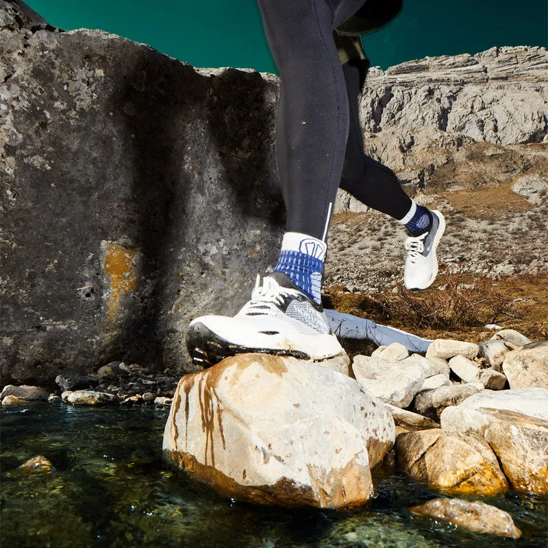Sidas T-Free Trail Blue & Grey Trail Running Toe Socks