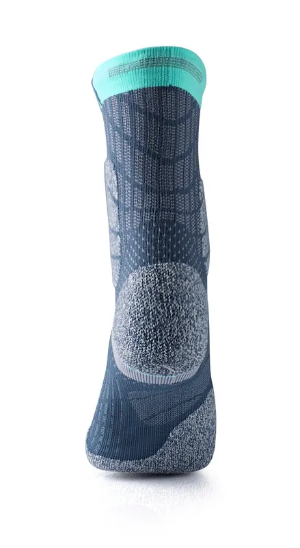 Sidas Trail Protect Grey & Turquoise Trail Running Socks