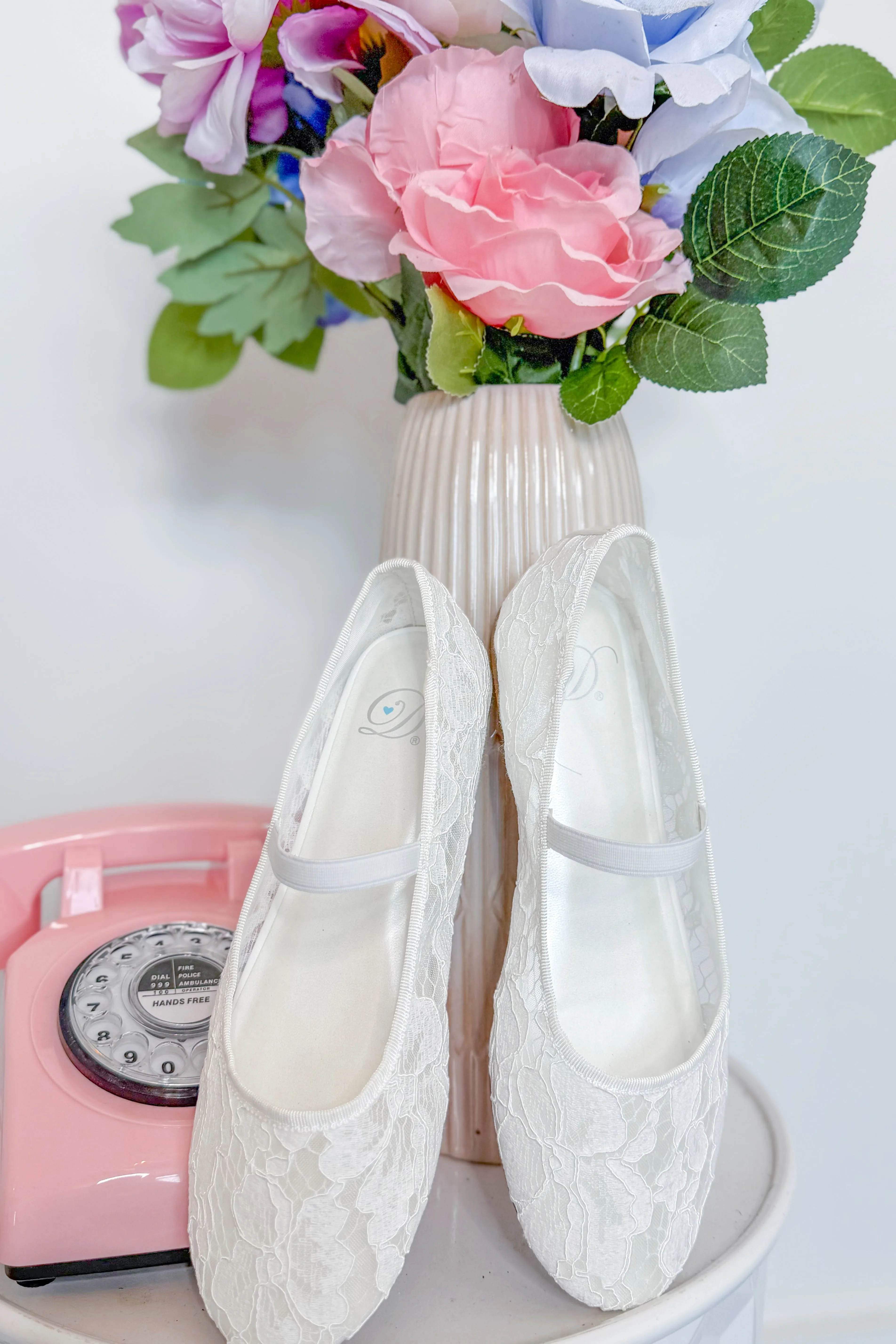 Soda Renee Lace Ballerina Flat