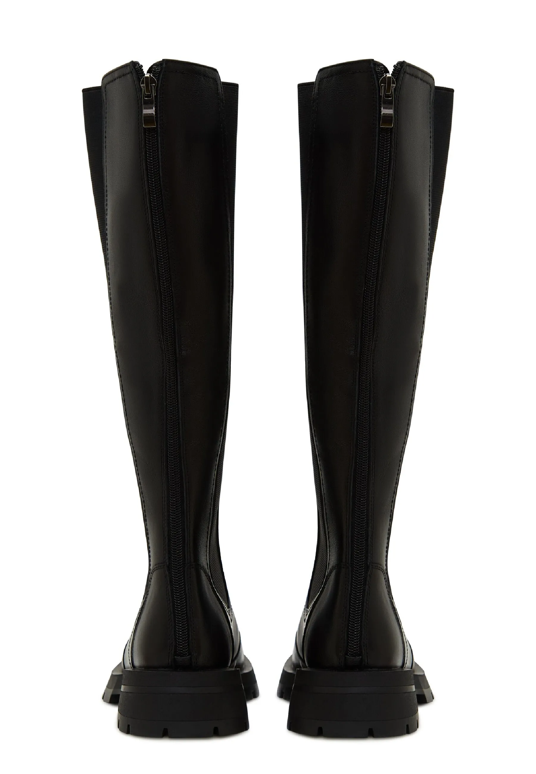 Tall Stretch Panel Boots