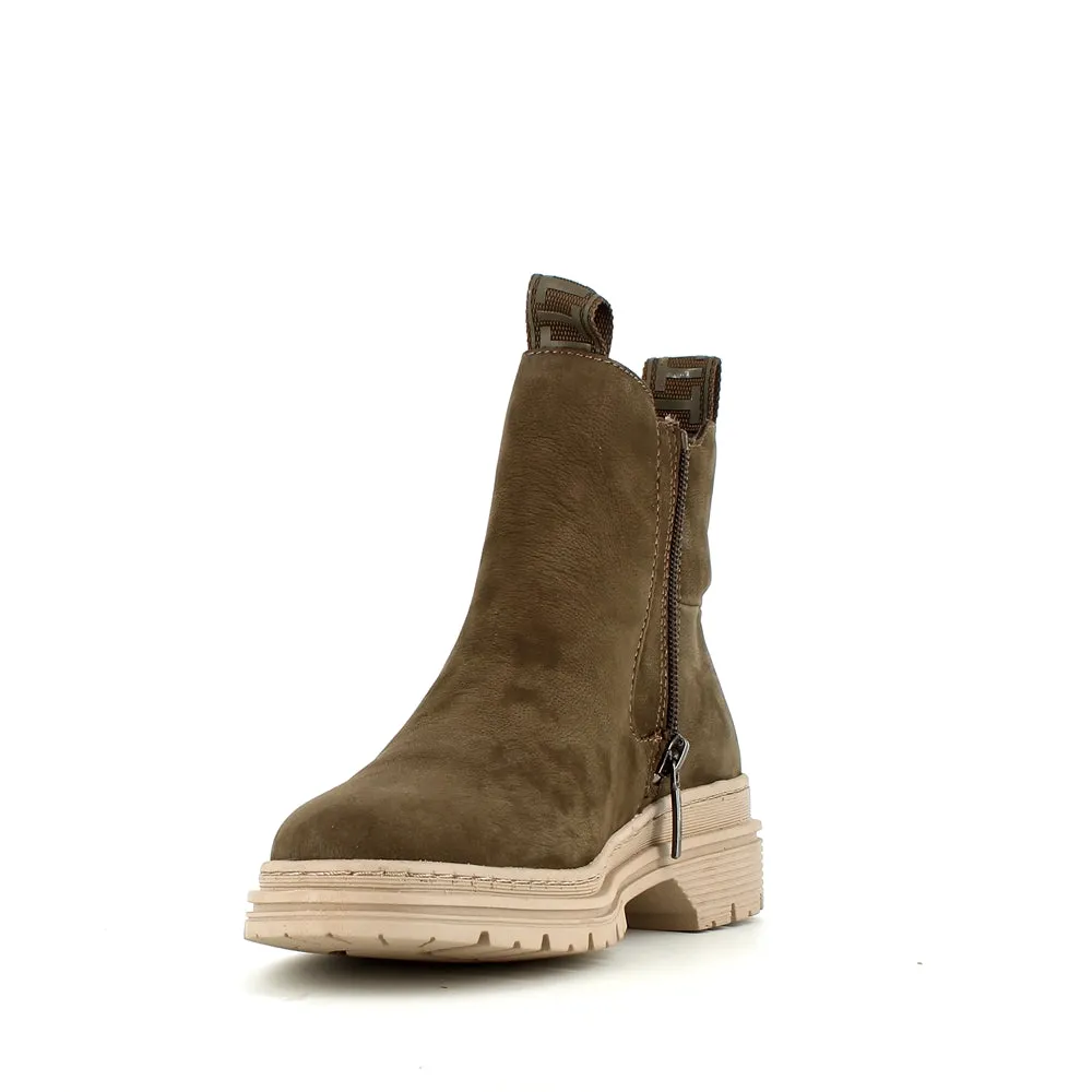 Tamaris Chelsea Ankle Olive Suede