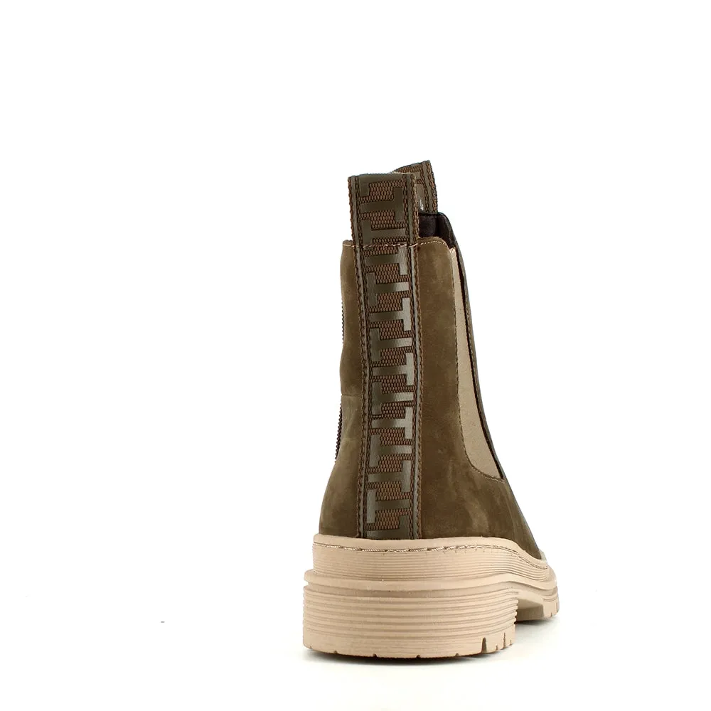 Tamaris Chelsea Ankle Olive Suede