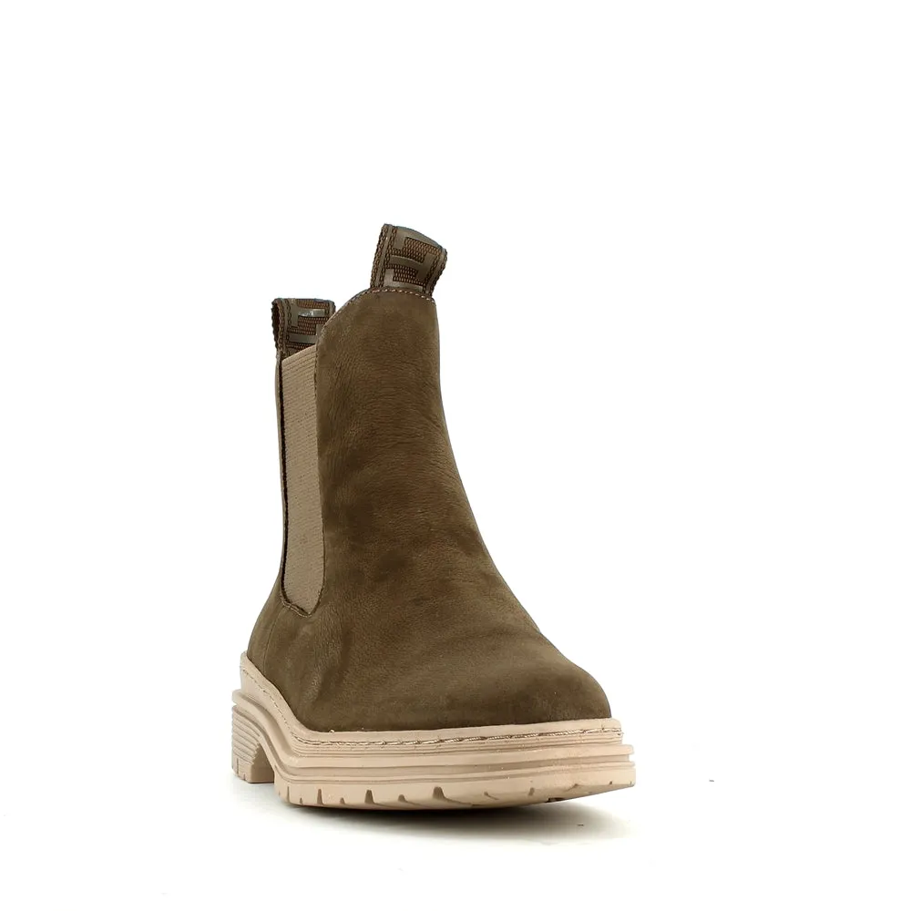 Tamaris Chelsea Ankle Olive Suede