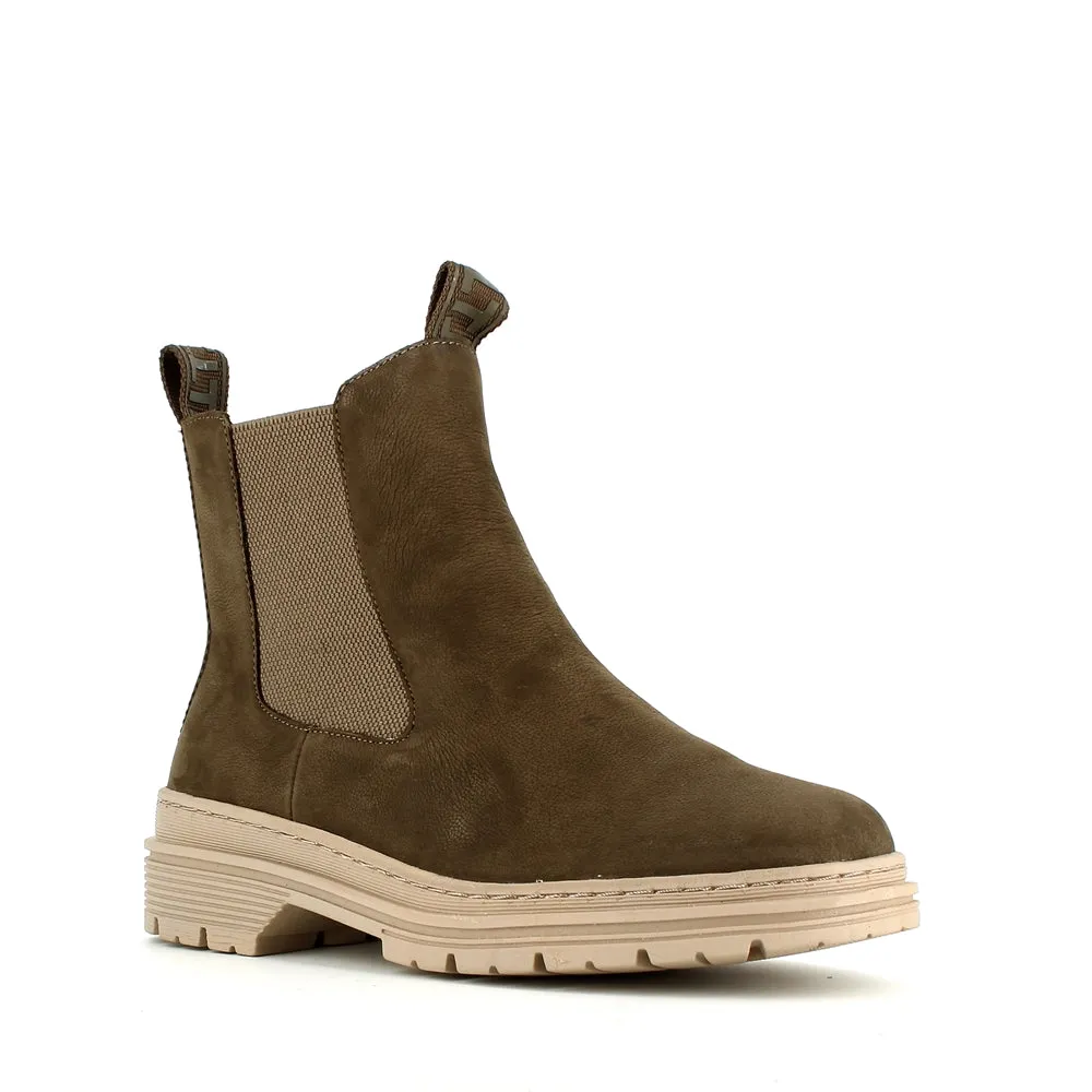 Tamaris Chelsea Ankle Olive Suede