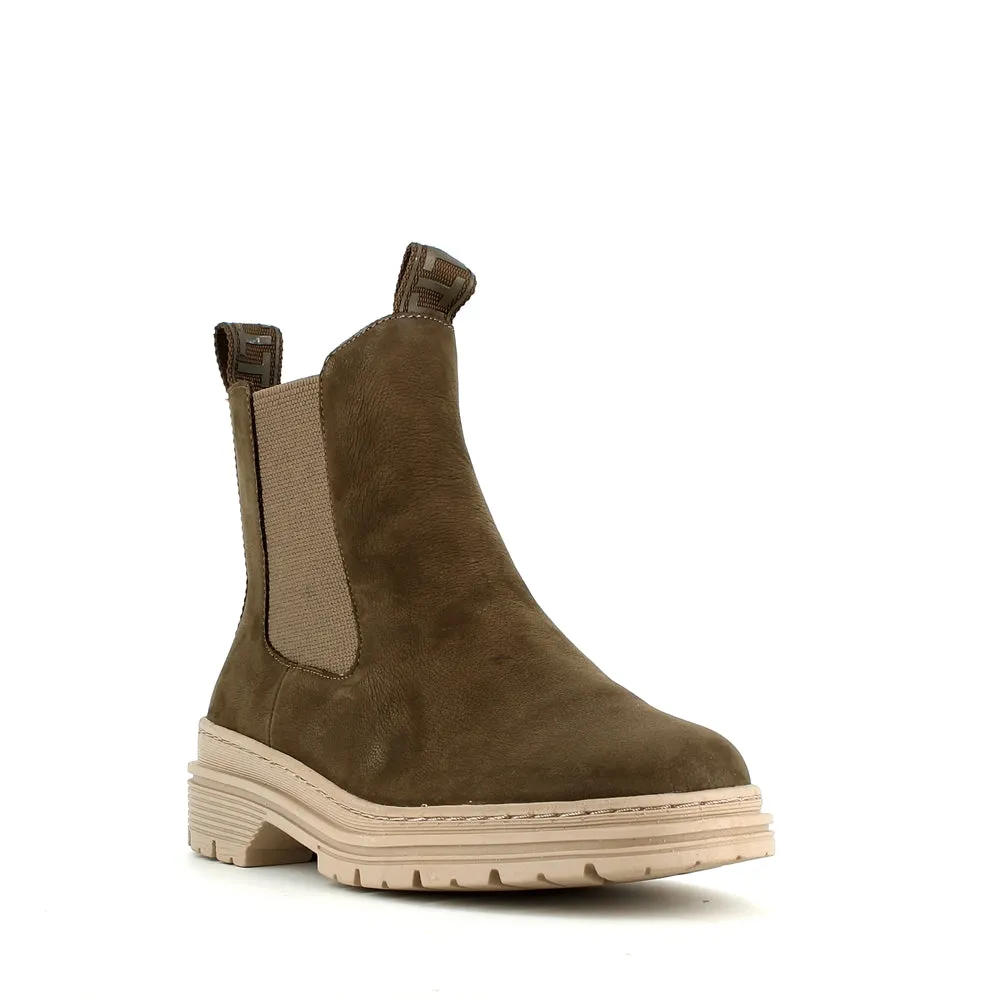 Tamaris Chelsea Ankle Olive Suede