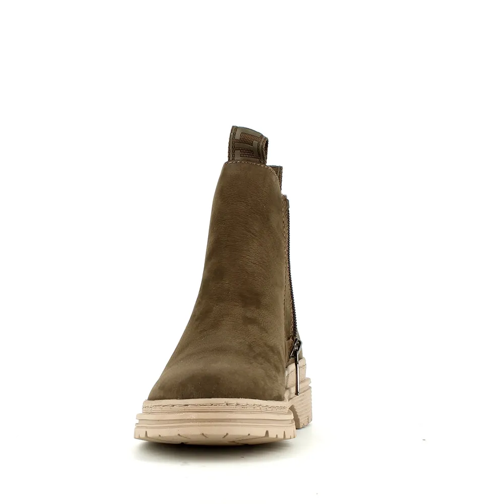 Tamaris Chelsea Ankle Olive Suede