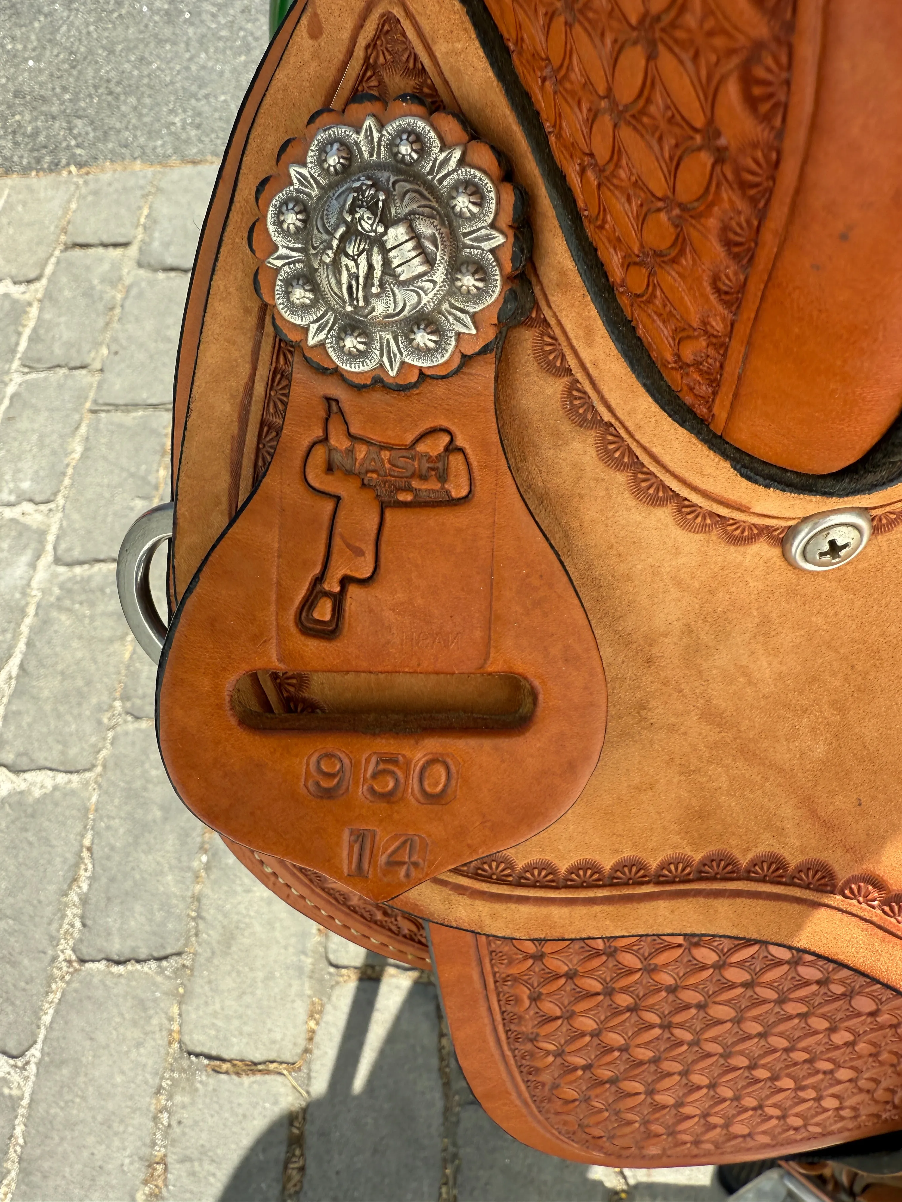 Used Nash Saddlery 14” Western Barrel Saddle