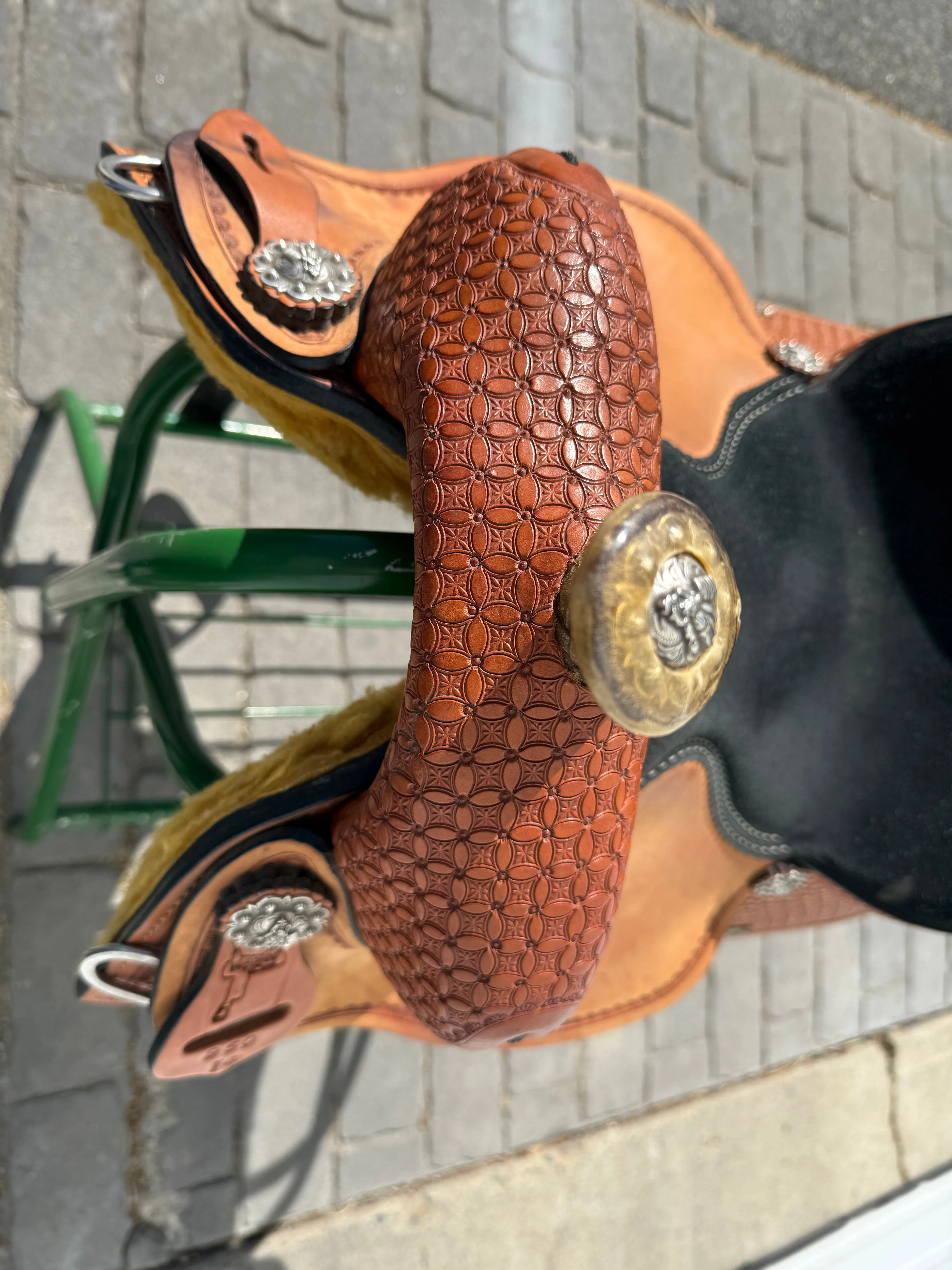 Used Nash Saddlery 14” Western Barrel Saddle