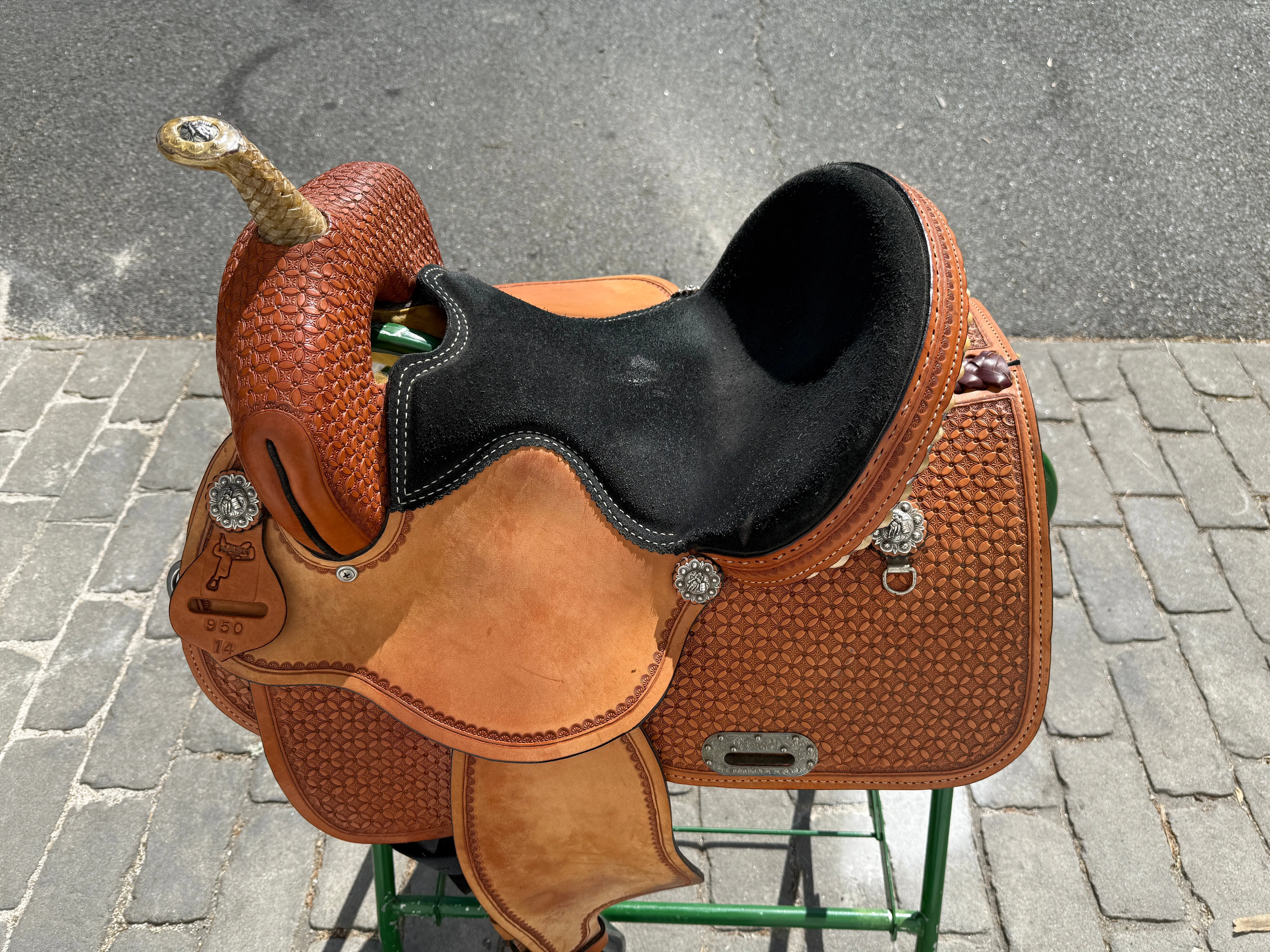 Used Nash Saddlery 14” Western Barrel Saddle