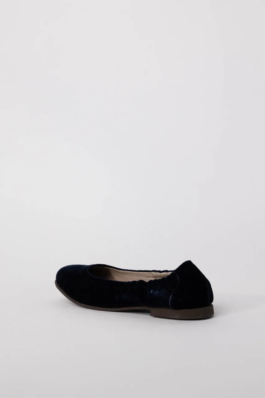 Velvet Ballerina Flats