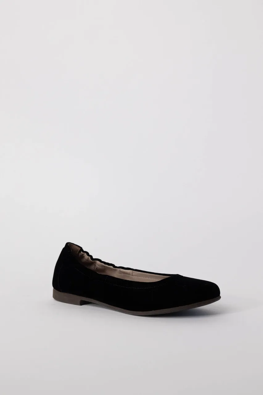 Velvet Ballerina Flats