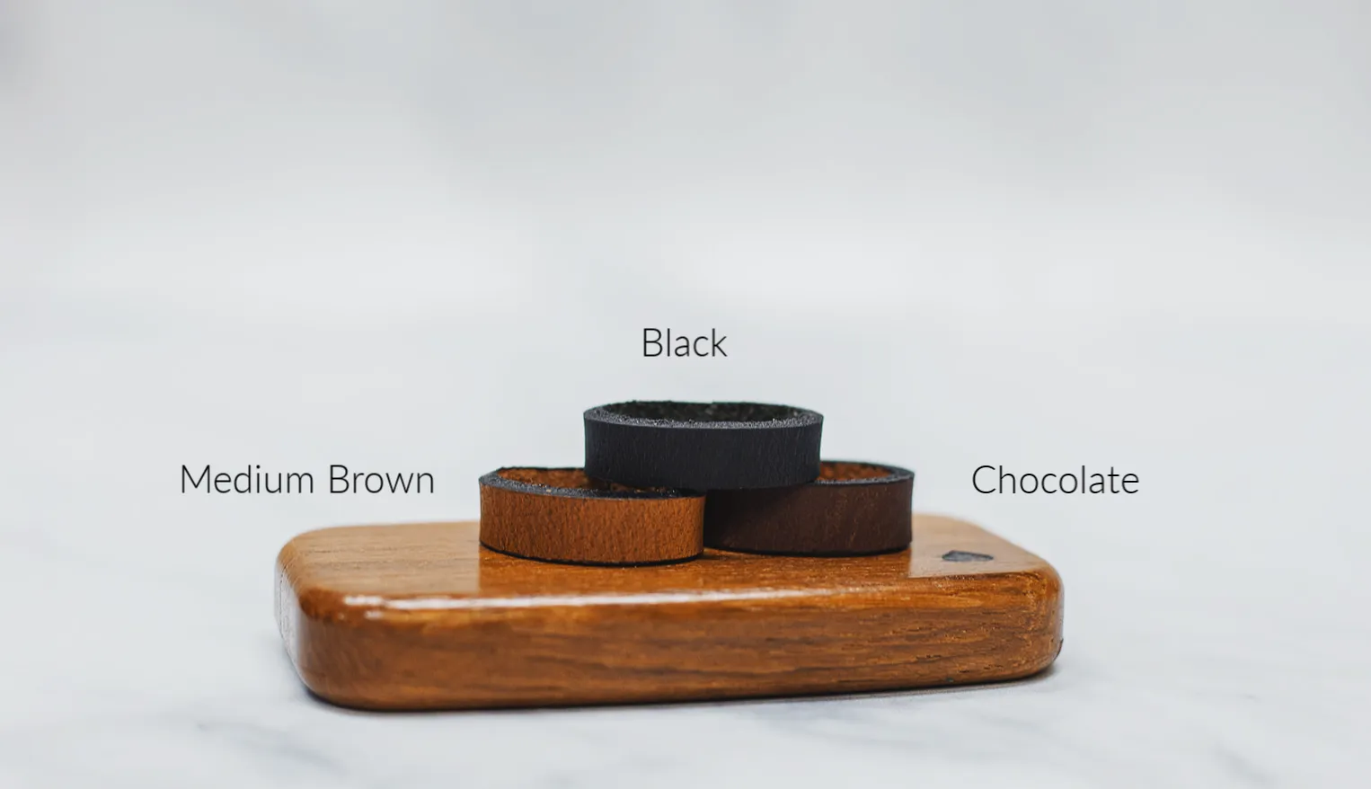 Water Buffalo Leather Belt, 1" wide, Round Buckle [Quick Ship]
