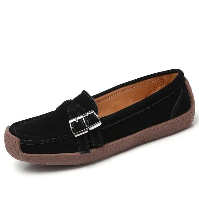 Women Moccasins Women's Flats Genuine leather Shoes