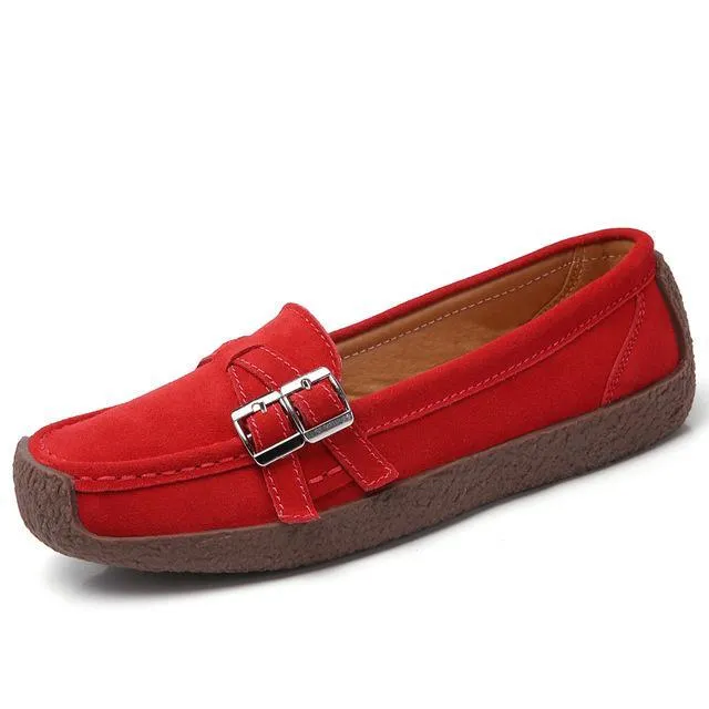 Women Moccasins Women's Flats Genuine leather Shoes